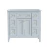 36'' Bathroon Vanity without Sink, Modern Freestanding Single Bathroom Cabinet with 6 Drawers & 2 Cabinets, Storage Cabinet for Bathroom