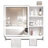 Modern 32x28inches bathroom cabinets, medicine cabinets with mirrors and LED lights