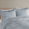 Shaggy Long Fur Comforter Mini Set