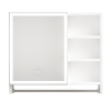 Modern 32x28inches bathroom cabinets, medicine cabinets with mirrors and LED lights