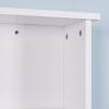 Wall Mount Medicine Cabinet with a Door;  Wooden Bathroom Storage Cabinet with Adjustable Shelf