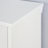 Wooden Shoe Cabinet for Entryway;  White Shoe Storage Cabinet with 3 Flip Doors 20.94x9.45x43.11 inch