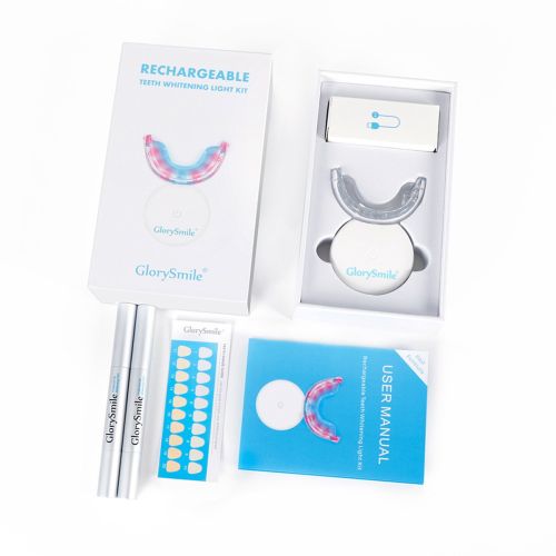 Teeth Whitening Kit Pen Gel 32X LED Light With Hydrogen Carbamide Peroxide For Sensitive Teeth - Professional Tooth Whitener Dental Tools With Mouth T