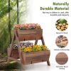Vertical Raised Garden bed with 3 Wooden Planter Boxes
